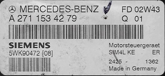 A 271 153 42 79 Mercedes