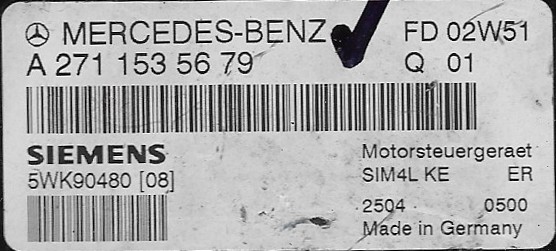 A 271 153 56 79 Mercedes