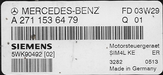 A 271 153 64 79 Mercedes