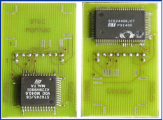 ST62xx PQFP52/80 Adaptor